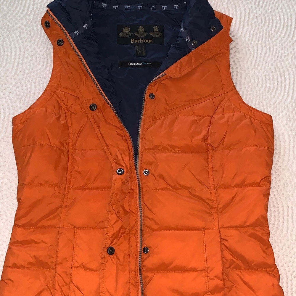 Barbour Bowline quilted gilet in Marigold.